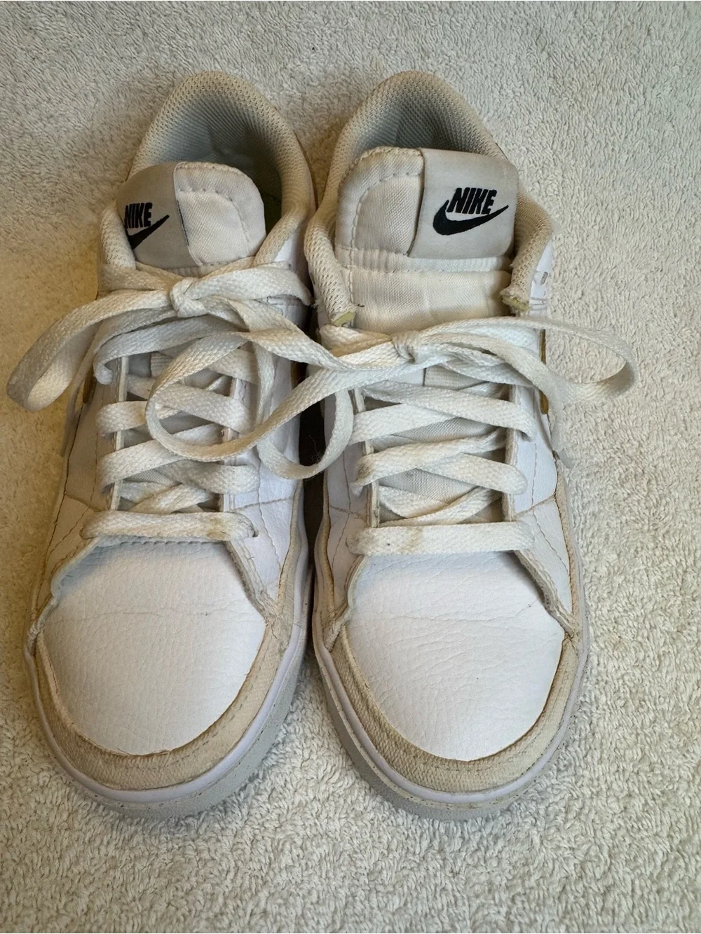 Nike Court Legacy Next Nature White Gold Suede DH3161-105 Womens Size 6 Retro